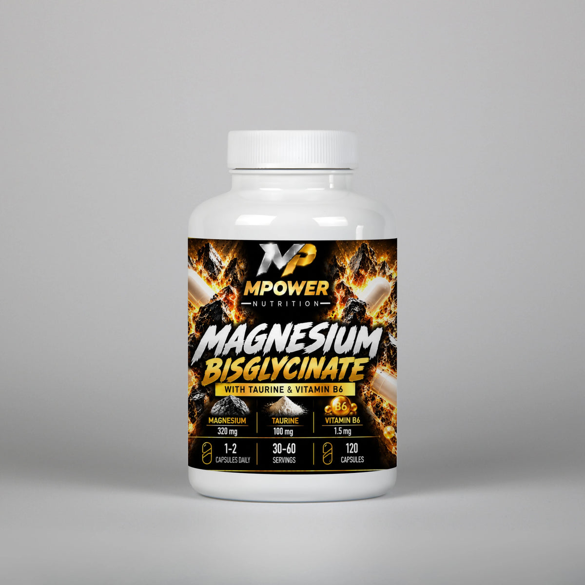 Magnesium Bisglycinate - 120 Capsules