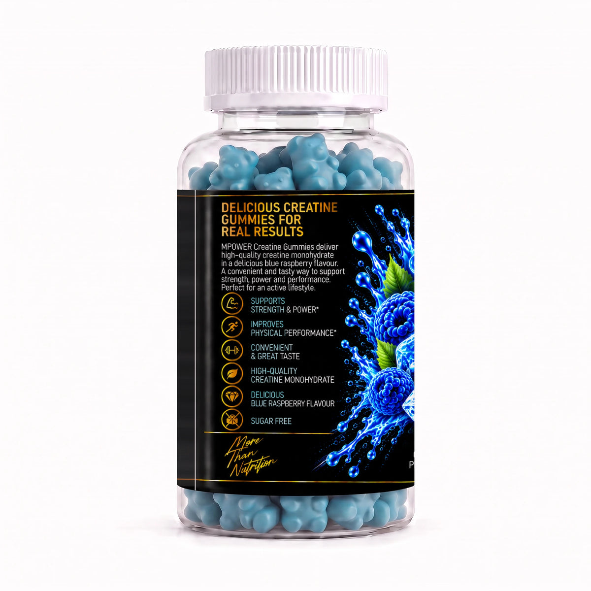 Creatine Gummies – Raspberry- 60 Gummies