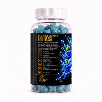 Creatine Gummies – Raspberry- 60 Gummies