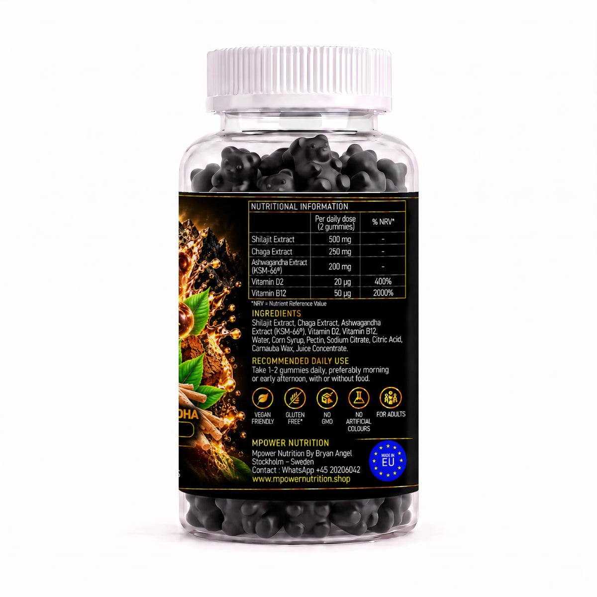 Shilajit / Ashwagandha Gummies – 60 Gummies