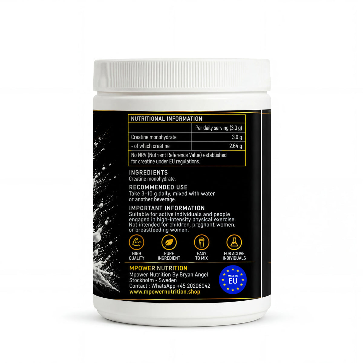 Creatine Monohydrate – 500g