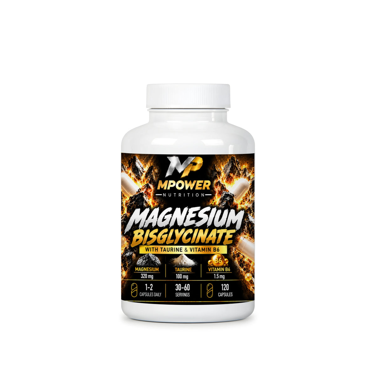 Magnesium Bisglycinate - 120 Capsules